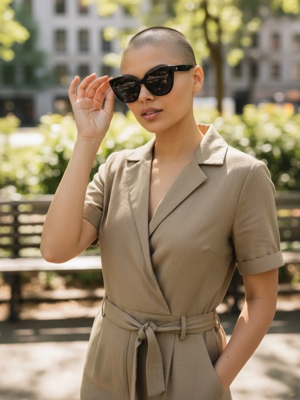 Kate Spade Black BELAH/S Cat-eye Sunglasses